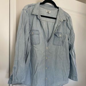 On Chambray top